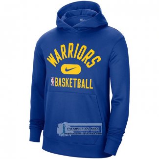 Sudaderas con Capucha Golden State Warriors Performance Practice 2021-22 Azul