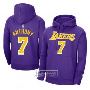 Sudaderas con Capucha Los Angeles Lakers Carmelo Anthony Violeta