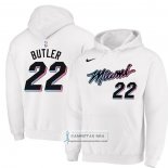 Sudaderas con Capucha Miami Heat Jimmy Butler Ciudad 2020-21 Blanco