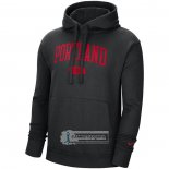 Sudaderas con Capucha Portland Trail Blazers Heritage Essential Negro