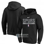 Sudaderas con Capucha San Antonio Spurs Practice Performance 2022-23 Negro