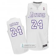 CamisetaLos Angeles Lakers Kobe Bryant NO 24 Christmas Day Blanco