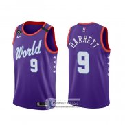 Camiseta 2020 Rising Star Rj Barrett World Violeta