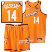 Camiseta 2022 Rising Star Marjon Beauchamp NO 14 Worthy Naranja