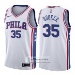 Camiseta 76ers Trevor Booker Association 2017-18 Blanco