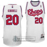 Camiseta ABA Spurs Ginobili Blanco