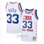 Camiseta All Star 1985 Larry Bird Blanco