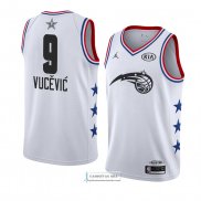 Camiseta All Star 2019 Orlando Magic Nikola Vucevic Blanco