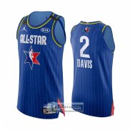 Camiseta All Star 2020 Los Angeles Lakers Anthony Davis Autentico Azul
