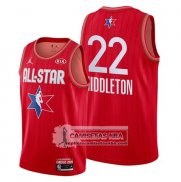 Camiseta All Star 2020 Milwaukee Bucks Khris Middleton Rojo