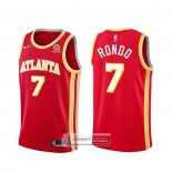 Camiseta Atlanta Hawks Rajon Rondo Icon 2020-21 Rojo