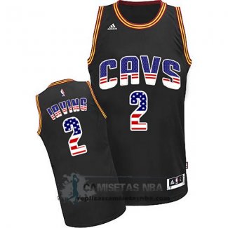 Camiseta Bandera Americana Cavaliers Irving Negro