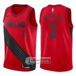 Camiseta Blazers C.j. Mccollum Statement 2017-18 Rojo