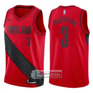 Camiseta Blazers C.j. Mccollum Statement 2017-18 Rojo