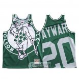 Camiseta Boston Celtics Gordon Hayward Mitchell & Ness Big Face Verde