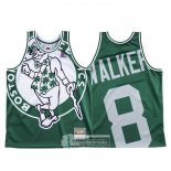 Camiseta Boston Celtics Kemba Walker Mitchell & Ness Big Face Verde