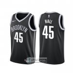 Camiseta Brooklyn Nets Donta Hall Icon 2020 Negro