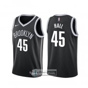 Camiseta Brooklyn Nets Donta Hall Icon 2020 Negro