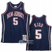 Camiseta Brooklyn Nets Jason Kidd Retro Azul