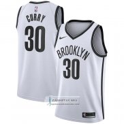 Camiseta Brooklyn Nets Seth Curry NO 30 Association 2020 Blanco