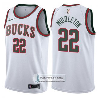 Camiseta Bucks Khris Middleton Return To The Mecca Classic 2017-