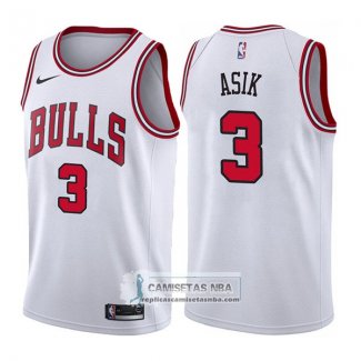 Camiseta Bulls Omer Asik Association 2017-18 Blanco