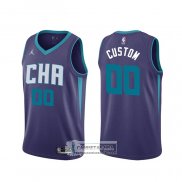 Camiseta Charlotte Hornets Personalizada Statement Edition Violeta