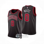 Camiseta Chicago Bulls Coby White NO 0 Statement 2025-26 Negro