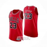 Camiseta Chicago Bulls Michael Jordan NO 23 Icon Autentico Rojo