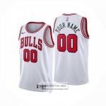 Camiseta Chicago Bulls Personalizada Association 2024-25 Blanco