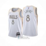 Camiseta Chicago Bulls Zach LaVine NO 8 Ciudad 2024-25 Blanco