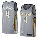 Camiseta Cleveland Cavaliers Iman Shumpert Ciudad 2018 Gris