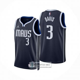 Camiseta Dallas Mavericks Anthony Davis NO 3 Statement 2024-25 Azul