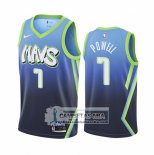 Camiseta Dallas Mavericks Dwight Powell Ciudad Edition Azul