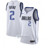 Camiseta Dallas Mavericks Kyrie Irving NO 2 Association 2022-23 Blanco