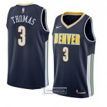 Camiseta Denver Nuggets Isaiah Thomas-19 Icon 2018 Azul