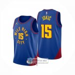 Camiseta Denver Nuggets Nikola Jokic NO 15 Statement 2024-25 Azul