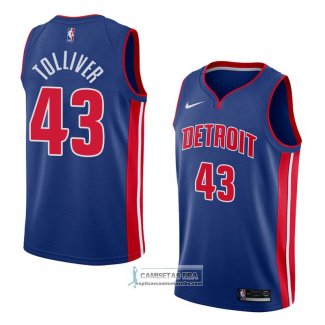 Camiseta Detroit Pistons Anthony Tolliver Icon 2018 Azul