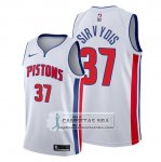 Camiseta Detroit Pistons Deividas Sirvydis Association 2019-20 Blanco