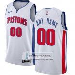 Camiseta Detroit Pistons Personalizada 2017-18 Blanco