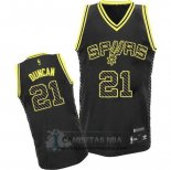 Camiseta Electricidad Moda Spurs Duncan Negro