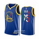 Camiseta Golden State Warriors Juan Toscano-Anderson NO 95 Icon Royal Special Mexico Edition Azul