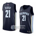 Camiseta Grizzlies Deyonta Davis Icon 2018 Azul