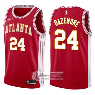 Camiseta Hawks Kent Bazemore Classic 2017-18 Rojo