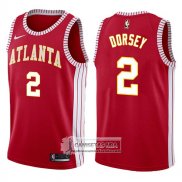 Camiseta Hawks Tyler Dorsey Classic 2017-18 Rojo