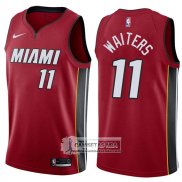 Camiseta Heat Dion Waiters Statement 2017-18 Rojo