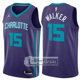 Camiseta Hornets Kemba Walker Statement 2018 Violeta