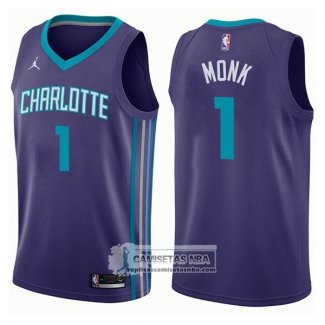 Camiseta Hornets Malik Monk Statement 2017-18 Violeta