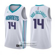 Camiseta Hornets Michael Kidd Gilchrist Association 2017-18 Blan