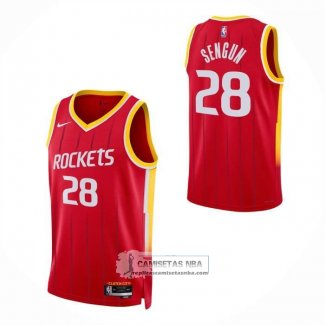 Camiseta Houston Rockets Alperen Sengun NO 28 Icon 2026-27 Rojo